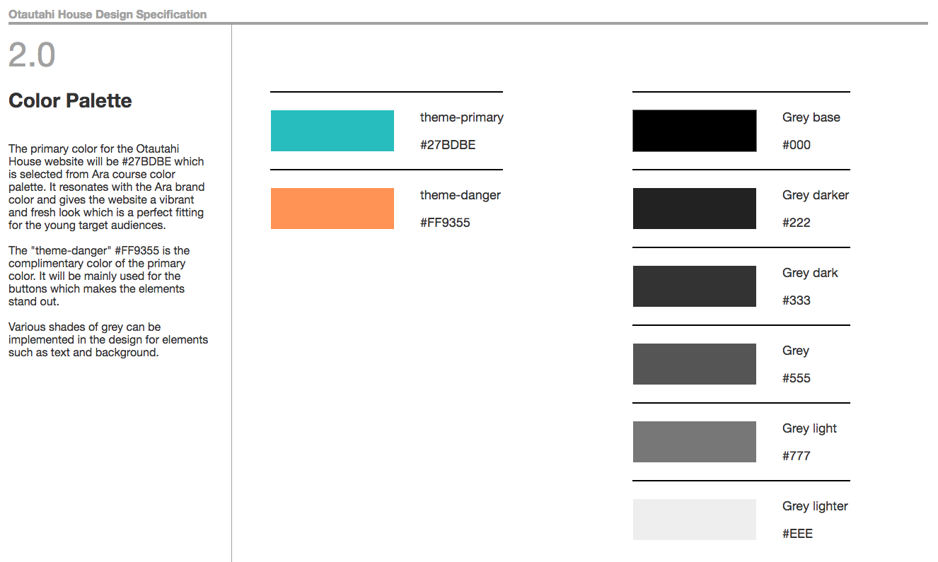 color palette