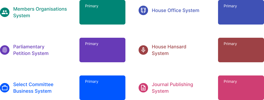 parliament color